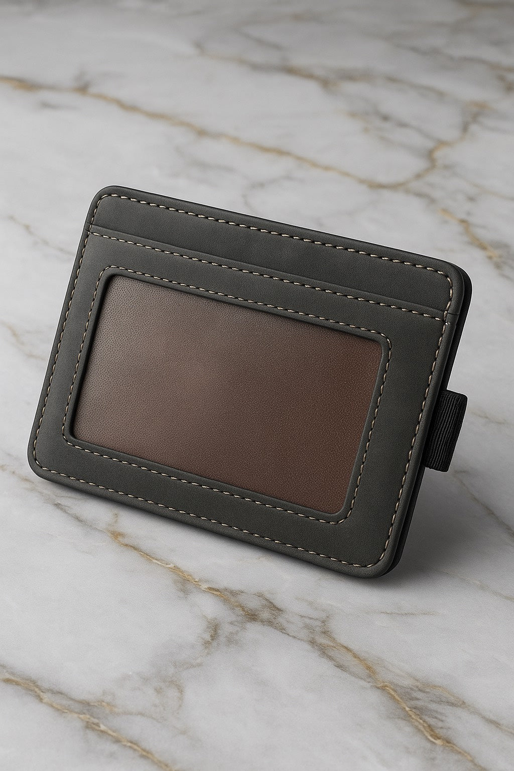 Orvée classic card holder in Graphite Grey